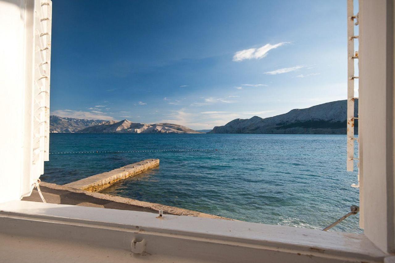 Erste Reihe Zum Meer Baška Esterno foto
