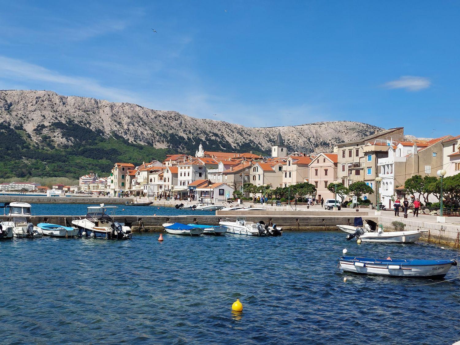 Erste Reihe Zum Meer Baška Esterno foto