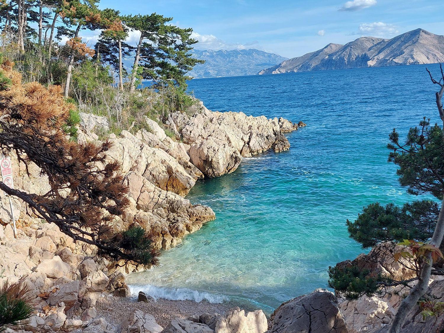 Erste Reihe Zum Meer Baška Esterno foto