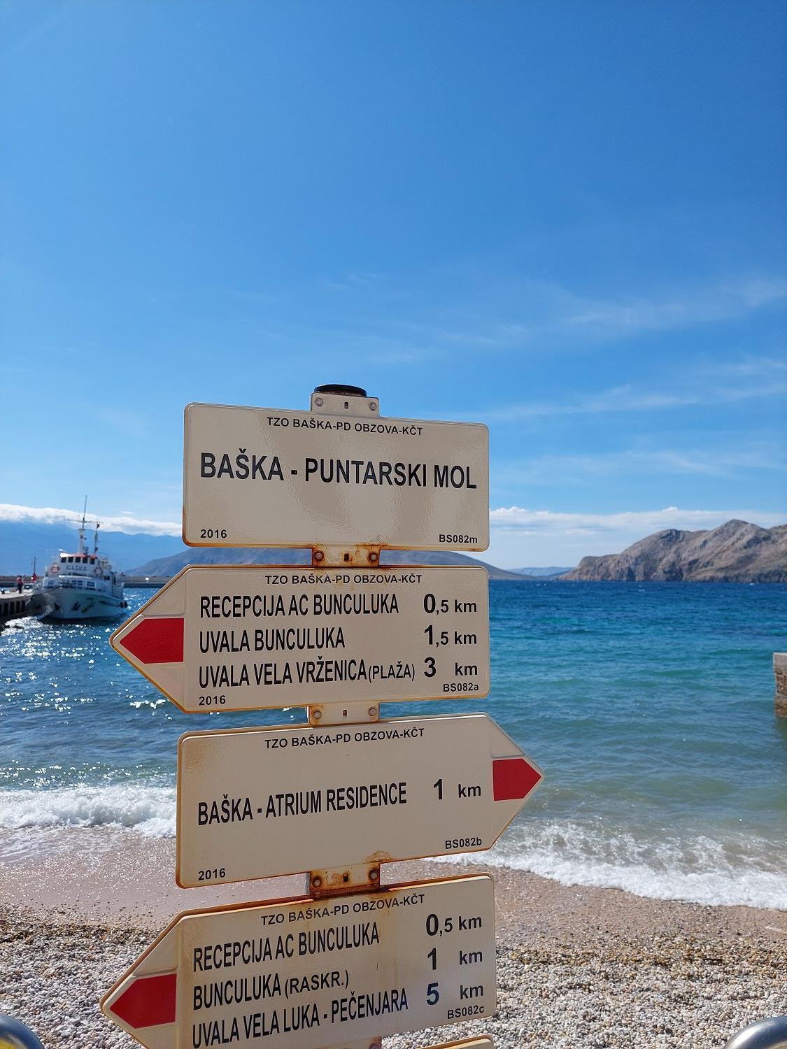 Erste Reihe Zum Meer Baška Esterno foto